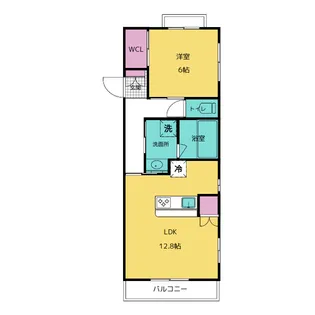 メイプルアネックス【4階】の間取り