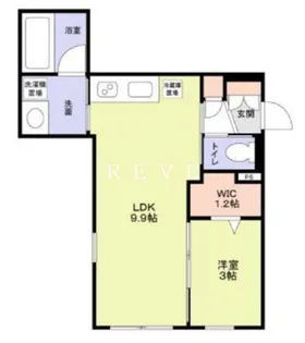 モンレーヴ本駒込【1階】の間取り