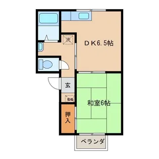 ハイツサンクローバー【2階】の間取り