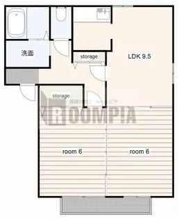 フィオーレ青木A【2階】の間取り