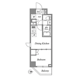 テラス大鳥居エアーズ【2階】の間取り