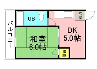 シャトー舟入【3階】の間取り