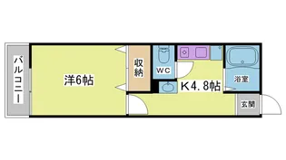 ノースハーツII【1階】の間取り