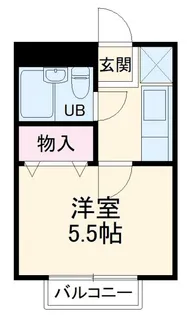 Square甲府【1階】の間取り