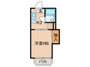 エスポワールKOHATA B棟【2階】の間取り