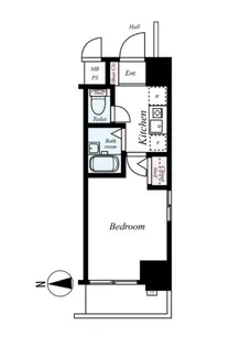 エスリード梅田東【4階】の間取り