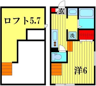 RIZEST アーク【1階】の間取り