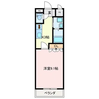 プリートハウス【1階】の間取り