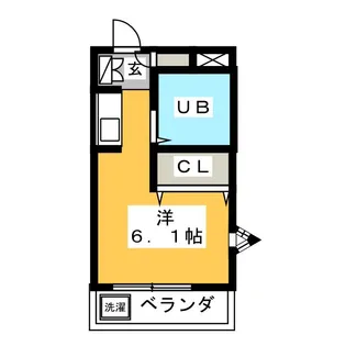 ジョイフル塩釜口II【4階】の間取り