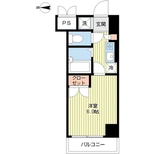 セントグレース【9階】の間取り