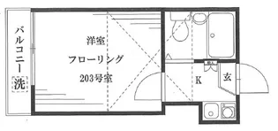 メゾンドパレス62【2階】の間取り