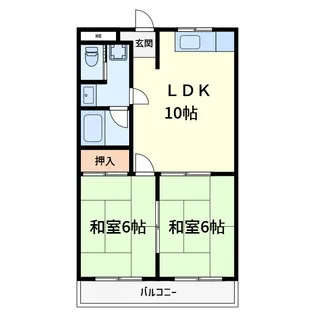 メゾンエトワール【2階】の間取り