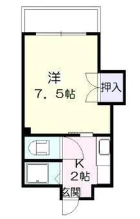 迫田ビル【4階】の間取り