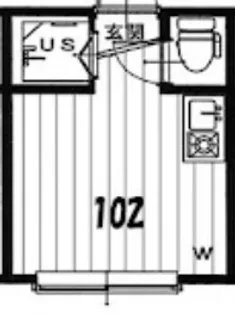 アーバンプレイス高田馬場C【1階】の間取り