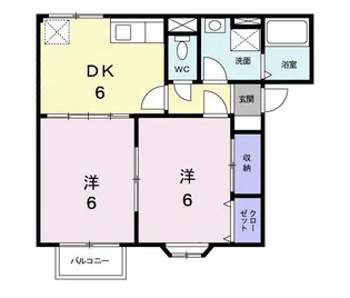 アプリカード吟【1階】の間取り