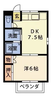 石井ハイツ【2階】の間取り