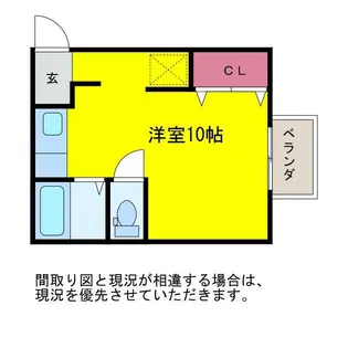 ラフォーレ東幸【1階】の間取り