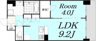 BPRレジデンス新梅田【7階】の間取り