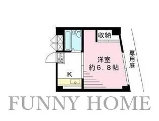 ジュウコウハイツ【1階】の間取り