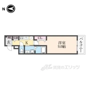 ガルデニア1【2階】の間取り