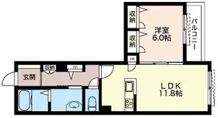 Cote Plaisir【3階】の間取り