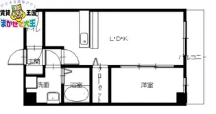 MODERNPALAZZO文教通り【9階】の間取り
