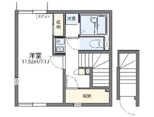レオネクストピスティス【2階】の間取り