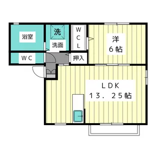 リシェス【1階】の間取り