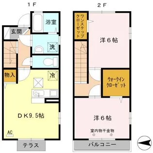 ジュ・マルティの間取り
