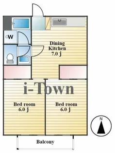 ヴィラ河合【3階】の間取り