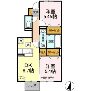 とまり木【1階】の間取り