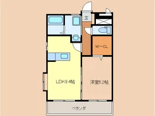 EAST COURTの間取り