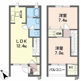 シャーメゾン Yの間取り