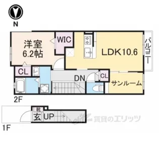 アルカンシエル・ベル2【2階】の間取り