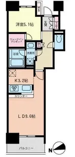 イプセ府中【10階】の間取り