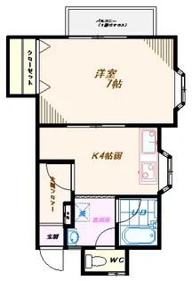 トップスハイム【2階】の間取り