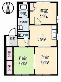 PLANET 3【1階】の間取り