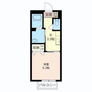 maison hot road【1階】の間取り