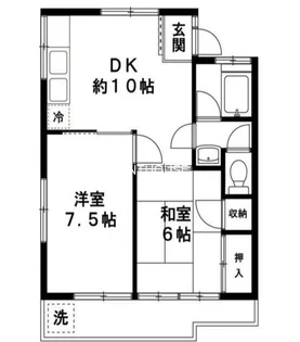 レスポワール調布【2階】の間取り