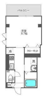 ヴィラ神保町【3階】の間取り