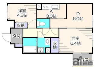 Aifort.府中【1階】の間取り