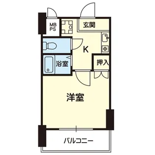 ラフィーネ新屋敷【5階】の間取り