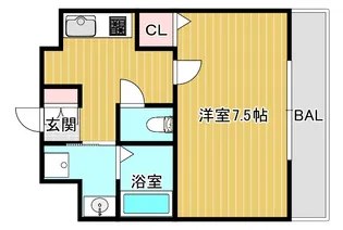 グリーンピアー京橋【4階】の間取り