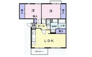 サンクレスト【2階】の間取り