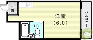 ハイツプランタン【3階】の間取り