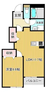 ブレス123-A【1階】の間取り