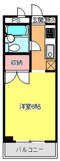 袋町マンション【3階】の間取り