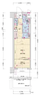 ソルテラスKYOTO西大路 瑠【3階】の間取り