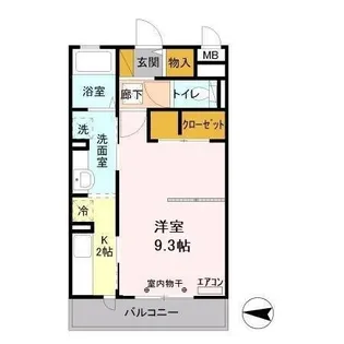 フォアール【1階】の間取り