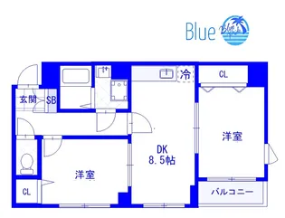 プレジール【5階】の間取り
